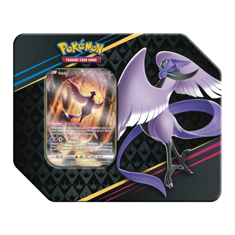 Crown Zenith Galarian Articuno Big Tin EN