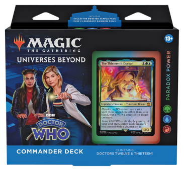 Magic The Gathering Universes Beyond: Doctor Who Paradox Power Commander EN