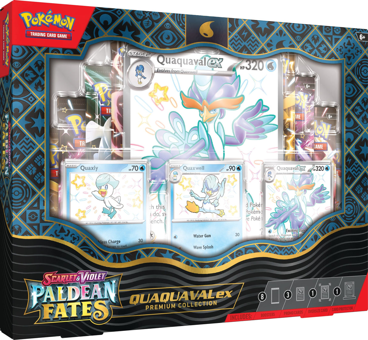 Scarlet & Violet Paldean Fates Premium Collection Quaquaval ex EN