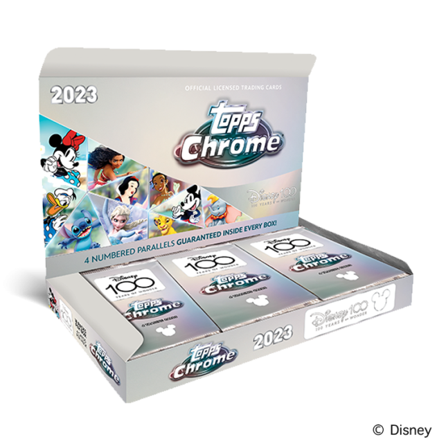 Topps Chrome Disney 100 Display