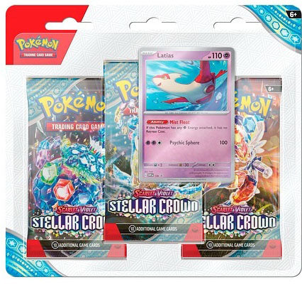 Scarlet & Violet Stellar Crown Latias 3-Pack Blister EN
