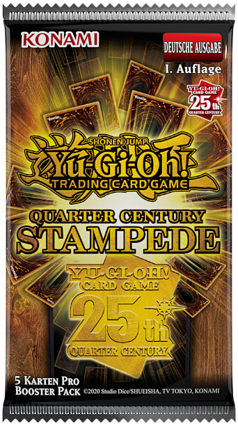 Yu-Gi-Oh! Quarter Century Stampede 1st Edition Booster DE