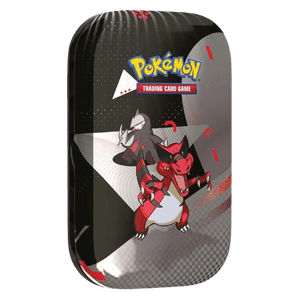 Scarlet & Violet Black Bolt & White Flare Mini Tin Krookodile EN