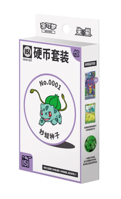 S-CH Pokémon Box - "Collect 151 Surprise Coin Set