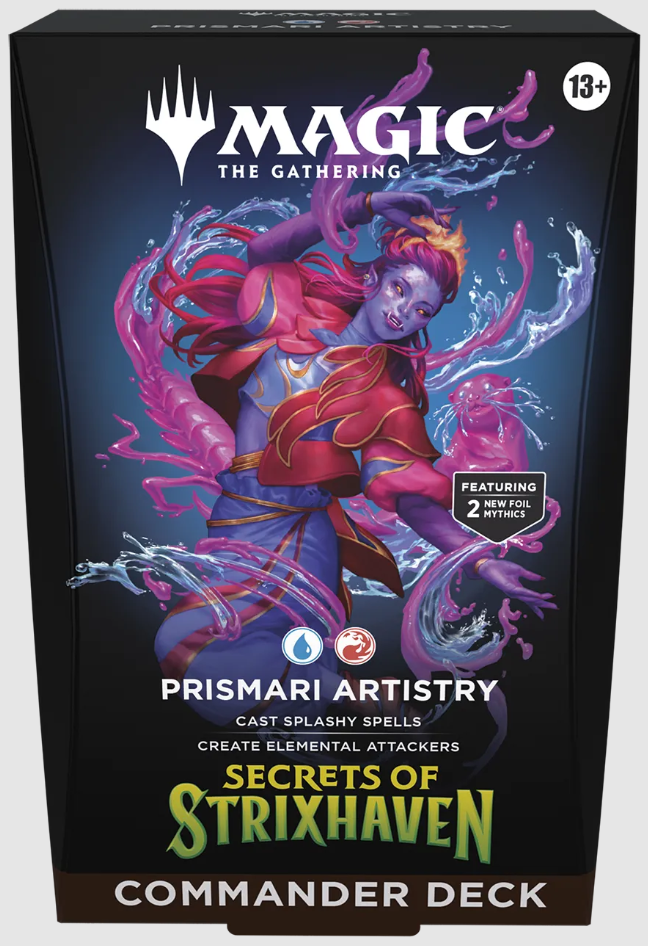 Magic The Gathering Secrets of Strixhaven Prismari Artistry Commander EN