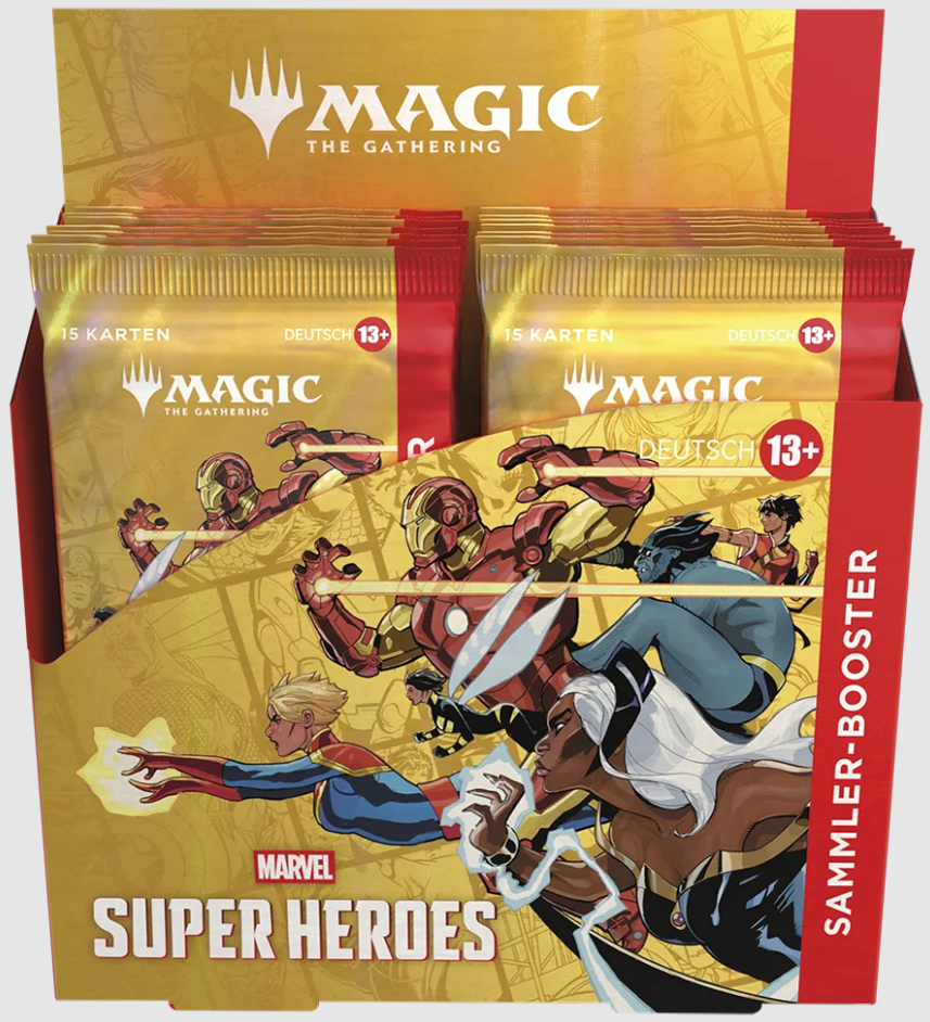 Magic The Gathering Marvel Super Heroes Sammler Display DE