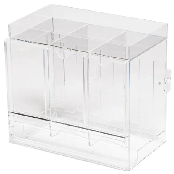 The Acrylic Box | 3-Slot Pack Dispenser