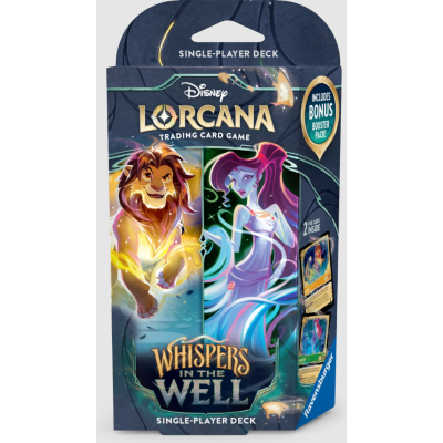 Disney Lorcana: Whispers in the Well Starter Deck Amber & Emerald EN