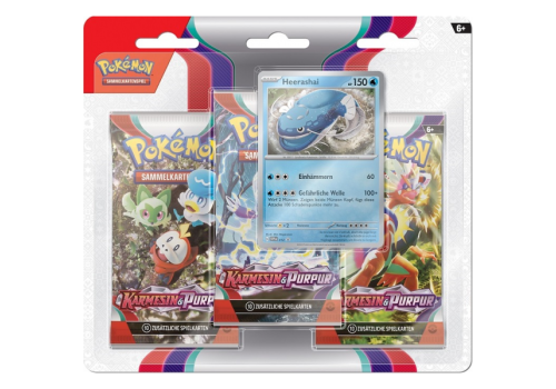 Karmesin & Purpur Heerashai 3-Pack Blister DE