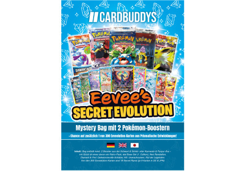 Pokémon Eevee´s Secret Evolution Mystery Booster Bag 