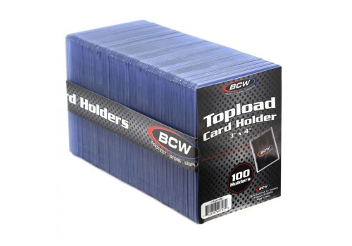 BCW Toploader Regular 100x