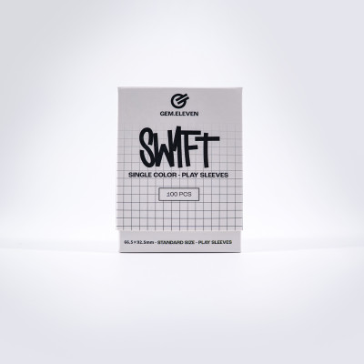 Gem.Eleven Swift Single Color Play Sleeves Weiß