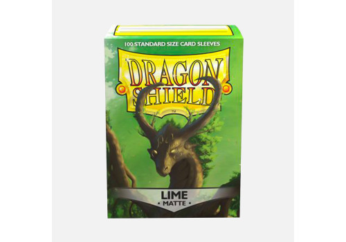 Dragon Shield Sleeves Matte Lime (100 Sleeves)