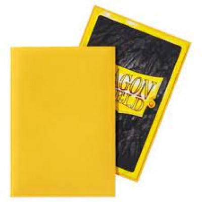 Dragon Shield Sleeves Matte Yellow(100 Sleeves)