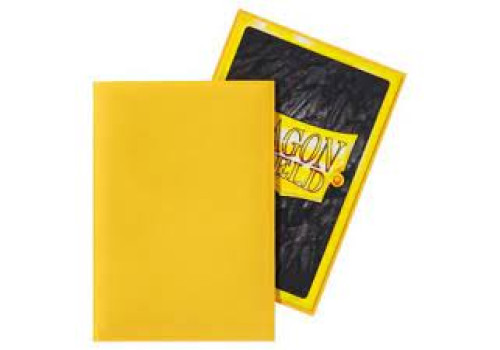 Dragon Shield Sleeves Matte Yellow(100 Sleeves)