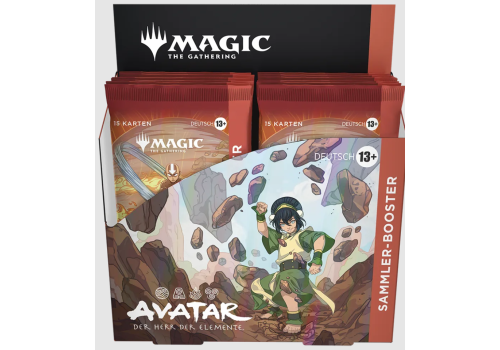 Magic The Gathering Avatar: Der Herr der Elemente Sammler Display DE