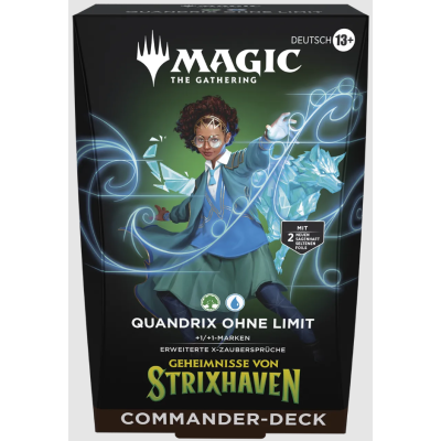 Vorbestellung: Magic The Gathering Geheimnisse von Strixhaven Quandrix ohne Limit Commander DE