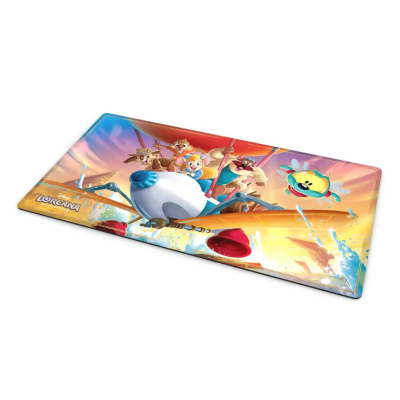 Disney Lorcana: Domäne von Dschafar Spielmatte Rettungstruppe! Auf Geht's!