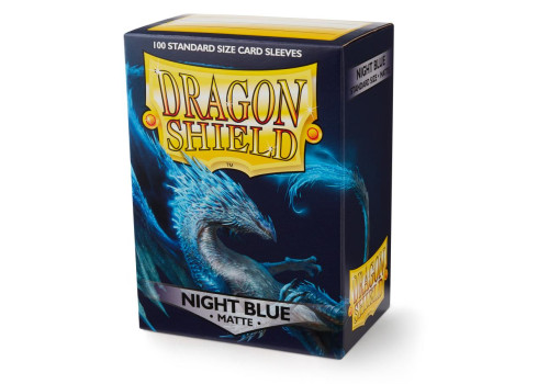 Dragon Shield Sleeves Matte Night Blue(100 Sleeves)