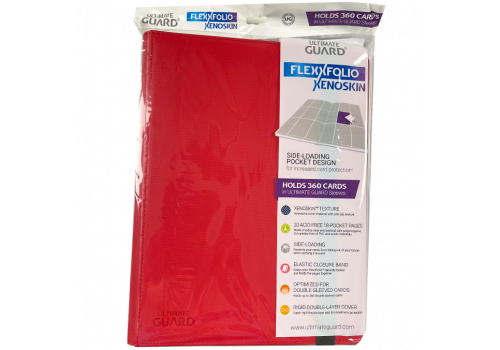 9er Pocket Flexxfolio XenoSkin Rot Ultimate Guard