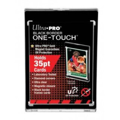 Ultra Pro 35PT Black Border UV ONE-TOUCH Magnetic Holder