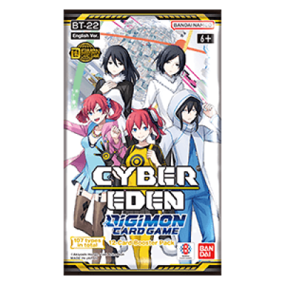Digimon Card Game Cyber Eden Einzelbooster BT22
