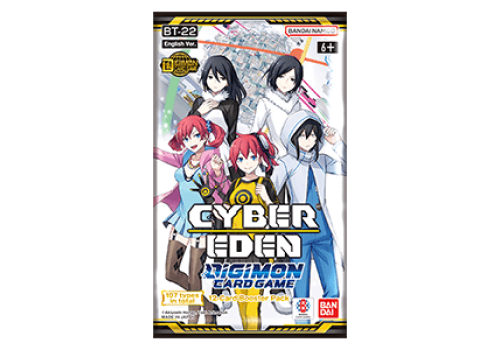 Digimon Card Game Cyber Eden Einzelbooster BT22