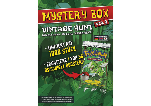 Pokémon Karten Special Mystery Box - Vintage Edition #4 (Dschungel DE)