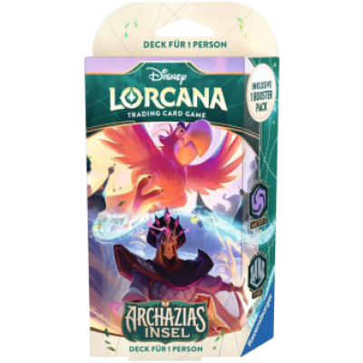 Disney Lorcana: Archazias Insel Starter Deck Amethyst & Stahl DE