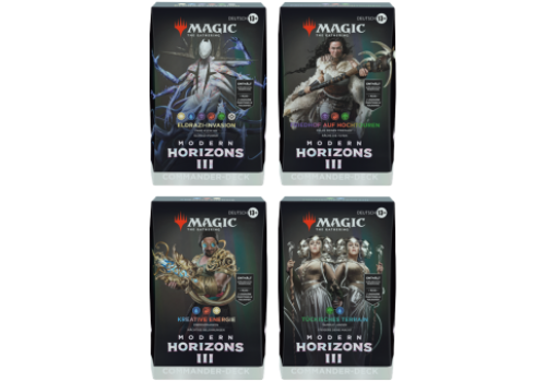 Vorbestellung: Magic The Gathering Modern Horizons 3 Commander Set (4 Decks) DE