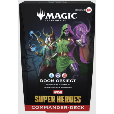 Vorbestellung: Magic The Gathering Marvel Super Heroes Doom obsiegt Commander DE