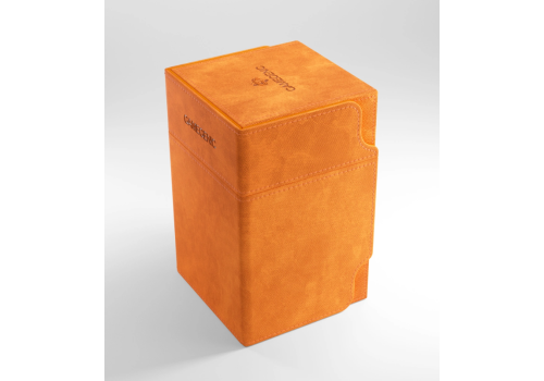Watchtower 100+ XL Convertible Orange Deckbox Gamegenic
