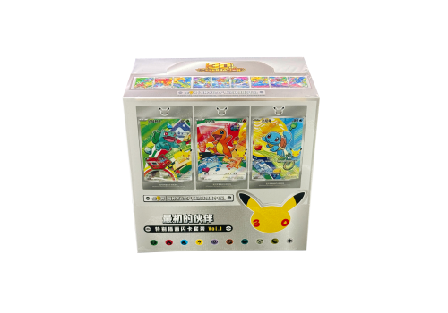 S-CH Pokémon 30th Anniversary First Partner Card Set Display