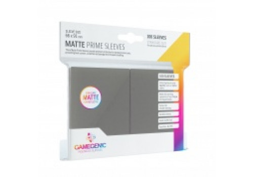 Matte Prime Sleeves Grau (100 Sleeves) Gamegenic
