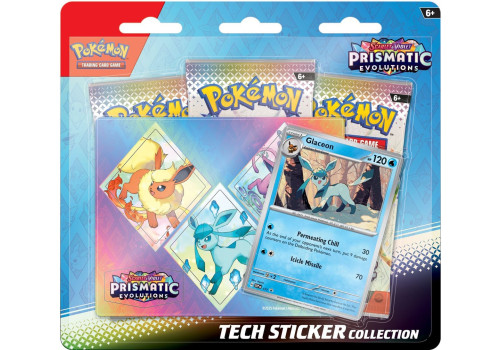 Scarlet & Violet Prismatic Evolutions Tech Sticker Collection Glaceon EN