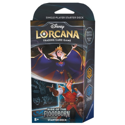 Disney Lorcana: Rise of the Floodborn Starter Deck Amber & Sapphire EN