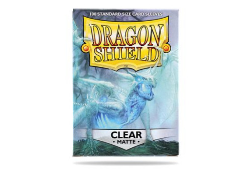 Dragon Shield Sleeves Matte Clear (100 Sleeves)