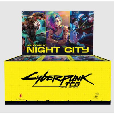Vorbestellung: Cyberpunk TCG Welcome To Night City Booster Display EN