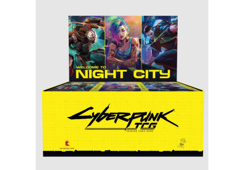 Vorbestellung: Cyberpunk TCG Welcome To Night City Booster Display EN