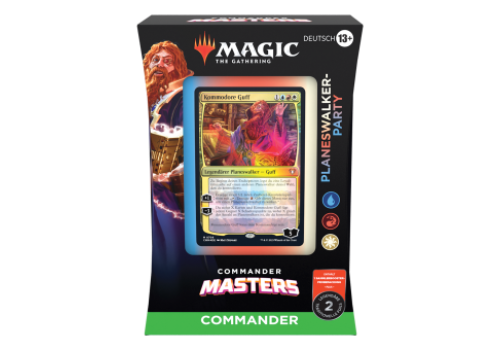 Magic The Gathering Commander Masters Planeswalker Party Commander DE
