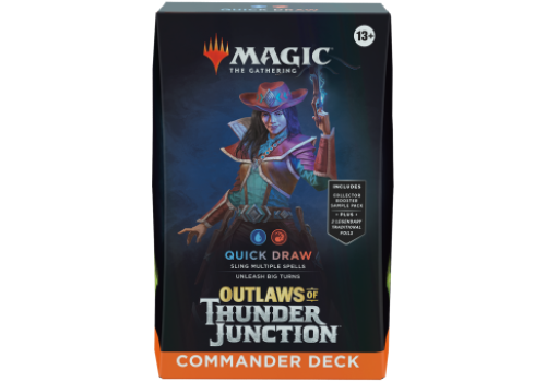 Magic The Gathering Outlaws of Thunder Junction Quick Draw Commander EN