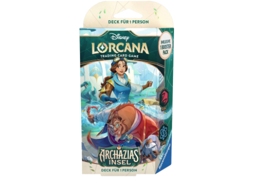 Disney Lorcana: Archazias Insel Starter Deck Rubin & Saphir DE