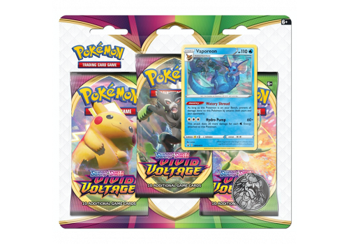 Sword & Shield Vivid Voltage Vaporeon Blister ENG