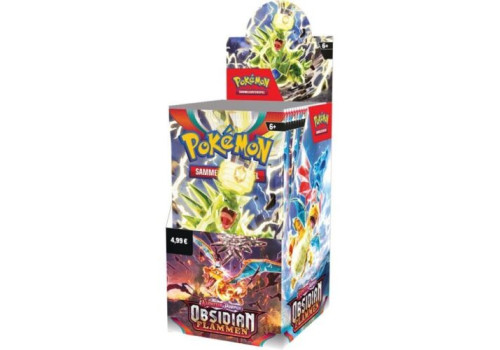 Karmesin & Purpur Obsidianflammen 18er Booster Display DE