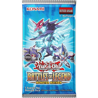 Yu-Gi-Oh! Battles of Legend: Monster Mayhem 1st Edition Booster DE