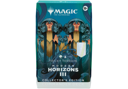 Vorbestellung: Magic The Gathering Modern Horizons 3 Tricky Terrain Collector Commander EN