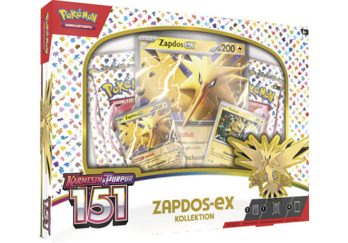 Karmesin & Purpur 151 Zapdos ex Kollektion DE