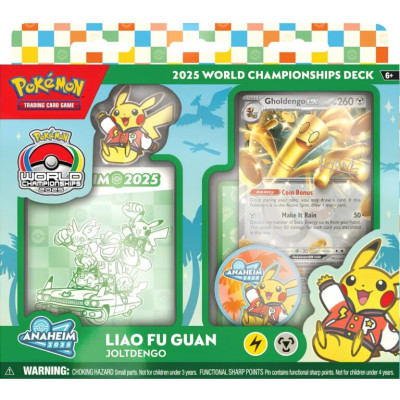 Pokemon Weltmeisterschaftsdeck 2025 Joltdengo Liao Fu Guan