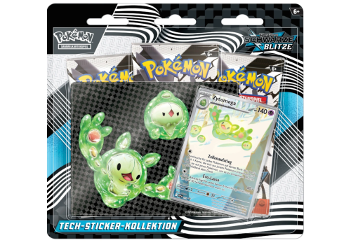 Karmesin & Purpur Schwarze Blitze Tech Sticker Kollektion Zytomega DE