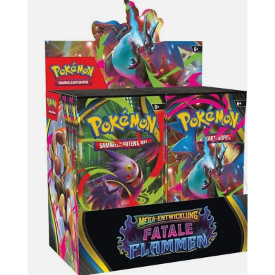 Vorbestellung: Mega-Entwicklungen Fatale Flammen Booster Display DE